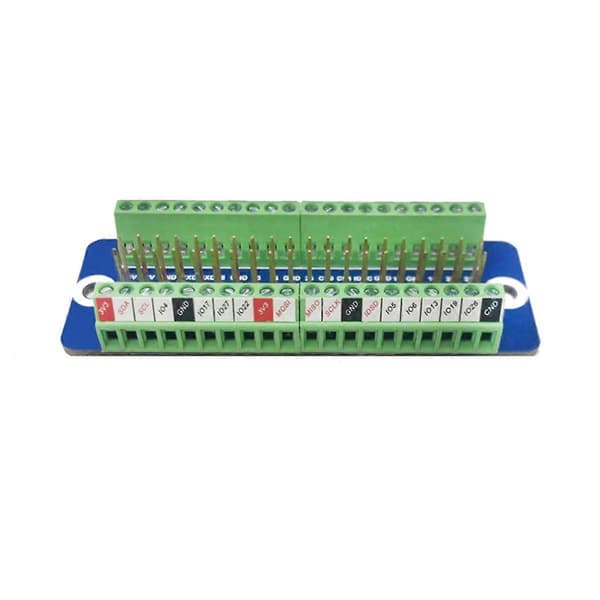 【03】Breakout Expansion Board Industriel Terminal DIY/IoT/Automationsprojekt Kompatibel med Raspberry Pi 4B 3B+ 3B As Shown