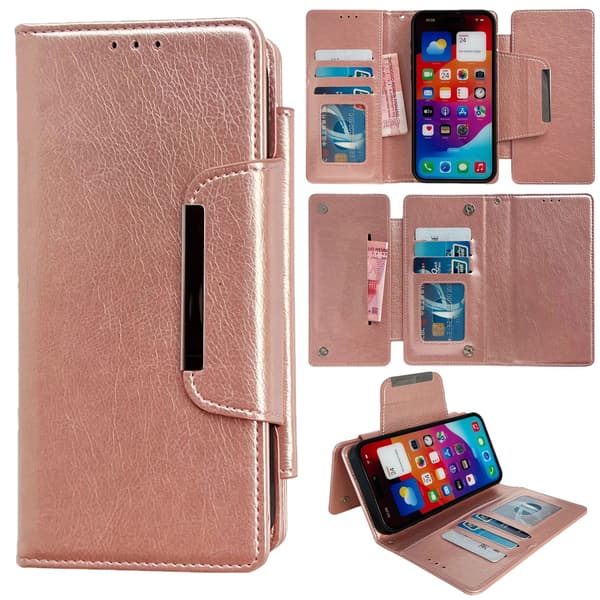 【03】iPhone 13 Pro Max - 2i1 Magnetcover / Etui - Rose Gold 85