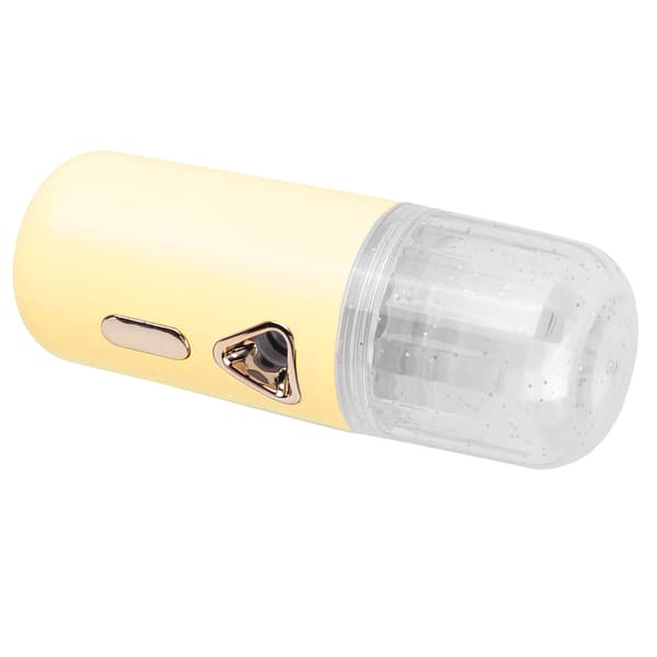 30 ml Mini Ansigtsfugter Bærbar Nano Forstøvning USB Opladning Ansigtsmist Sprøjte Gul