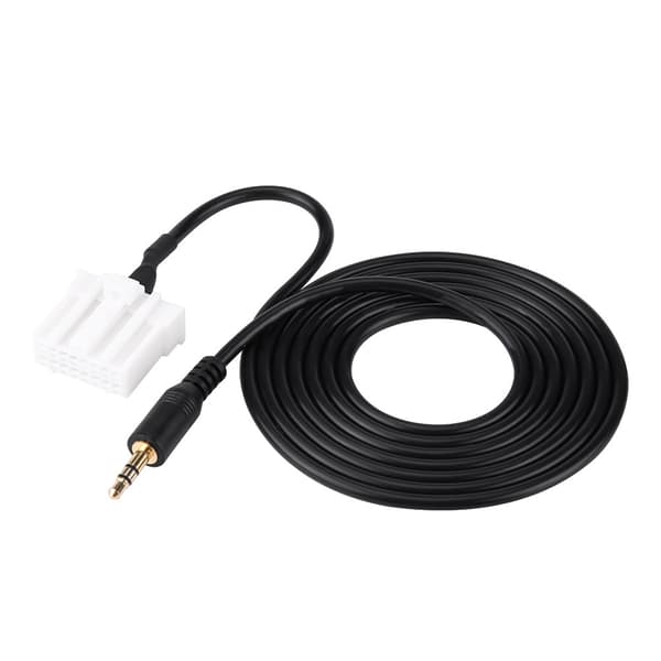 【03】Bilradio Aux-kabeladapter 3,5 mm jack CD-gränssnitt för Mazda 2 3 5 6 2006-2013 0.1