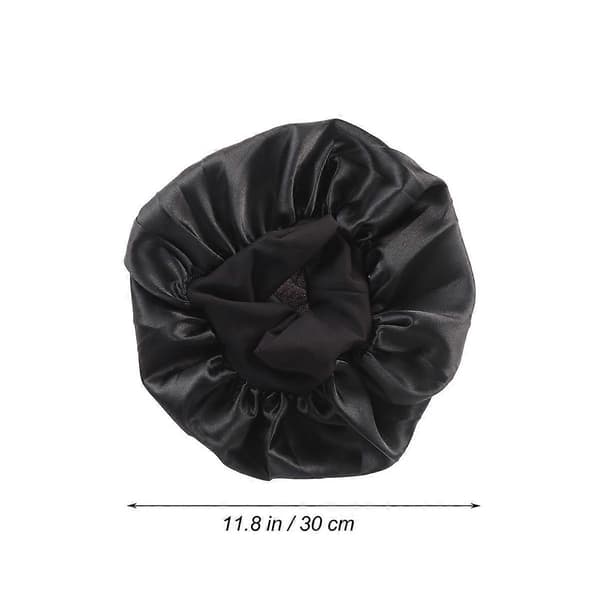 56-58 cm satinturbaner til kvinder, hårbund, sovehætte, bred side, høj modstandsdygtighed, bred side, sovehætte, silkehætte