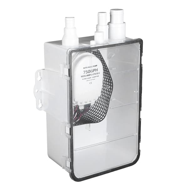 Brusepumpe System Båd RV Lænsepumpe 12V 750GPH Marine Multi Port Drænboks