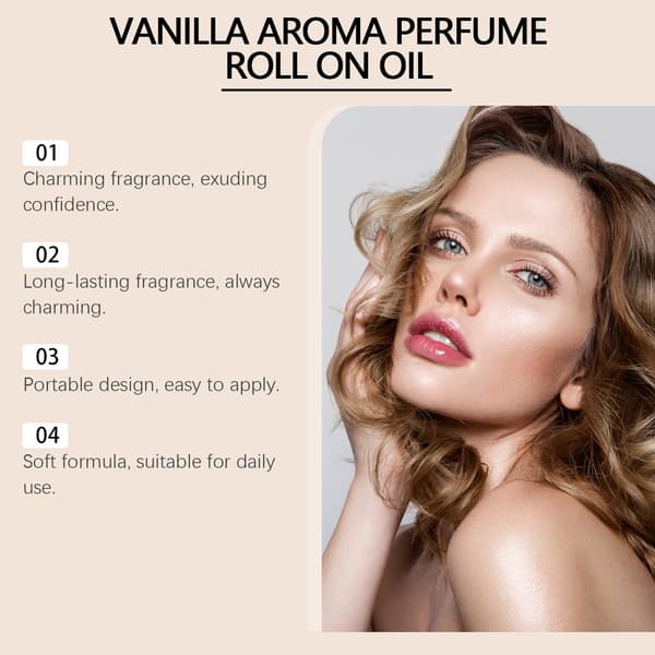 30 ml Vanilj Feromon Parfym Roller Ball Långvarig Elegant Doft Romantisk Dejting Flirtig Charmig Damparfym