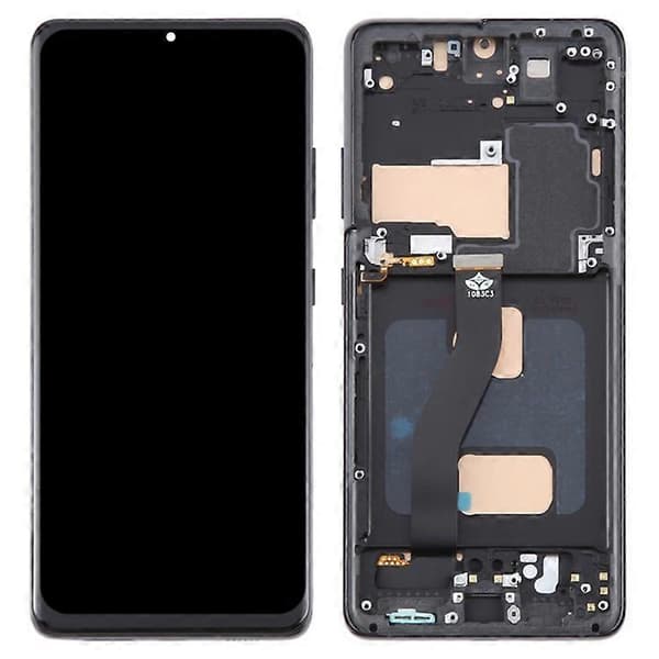 【03】Compatible for Samsung Galaxy S21 Ultra 5G G99 Grade C LCD Screen and Digitizer Assembly + Frame Part (TFT) (No Logo)