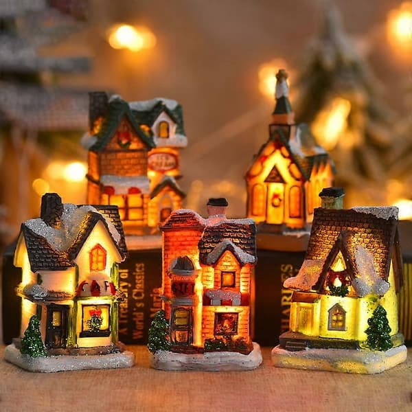 Snögubbe Jultomten Luftballong Jul LED-ljus Julklappar Barnpresenter Jul Hem Sovrum Dekoration Navidad Noel 5-eagle without battery