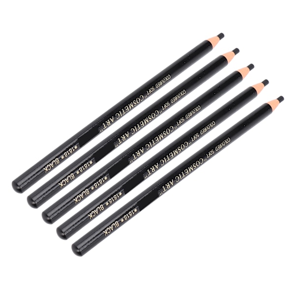 4 i 1 Anknäbb Ögonbrynspenna Väppare Ögonbrynspenna Set Ögonbrynsmakeup Kosmetiska Formningsverktyg Svart Ögonbrynspenna