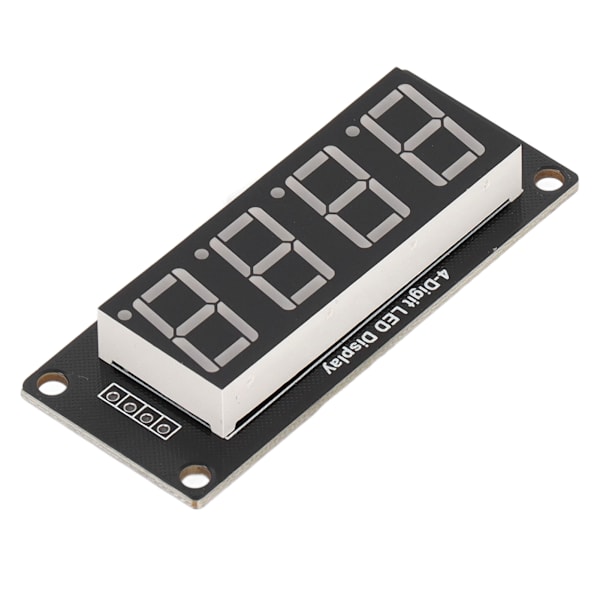 Digital Rördisplaymodul LED 4 Siffror 7 Segment 0.56in TM1637 Drivkrets Grön