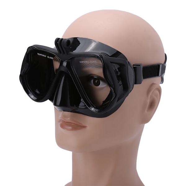 4 Färger Härdat Glas Lins Flexibelt Silikon Dykmask För Vuxen