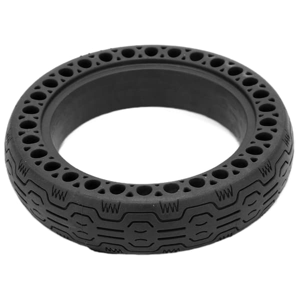 8.5x2.0 Elektrisk Scooter Hål Solid Däck Anti Punktering Halkfritt Däck för Xiaomi M365 Svart