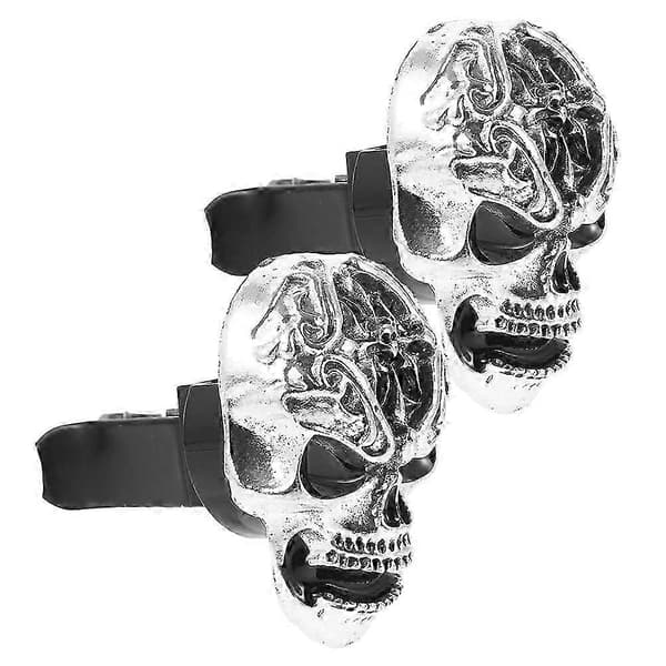 Bilduftfriskerclips, 2 stk., retro aluminiumsventil til bilen, Halloween-dekoration