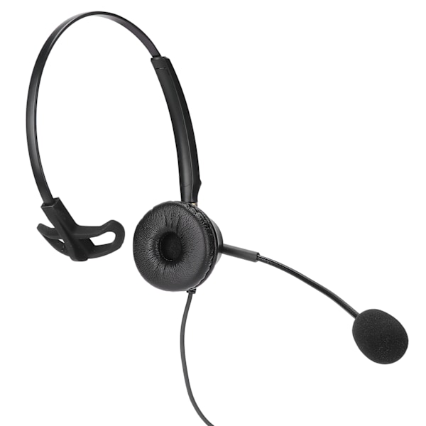 Telefon Headset med Mikrofon Bærbar Business Hovedtelefon til Call Center Kontor