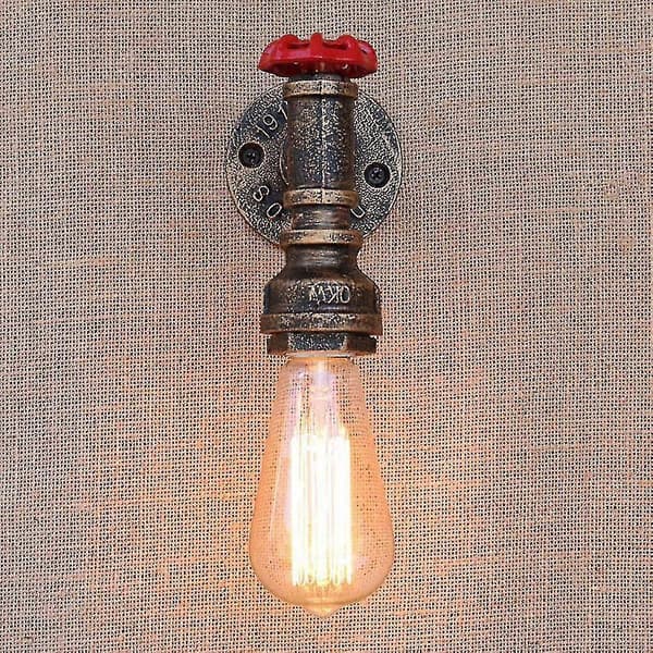 vägglampa rör rost vatten bg805 industriell