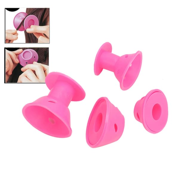 DIY Bølget Krøllet Hår Ruller Hårkrøller Styling Værktøj (30 stk, Pink)