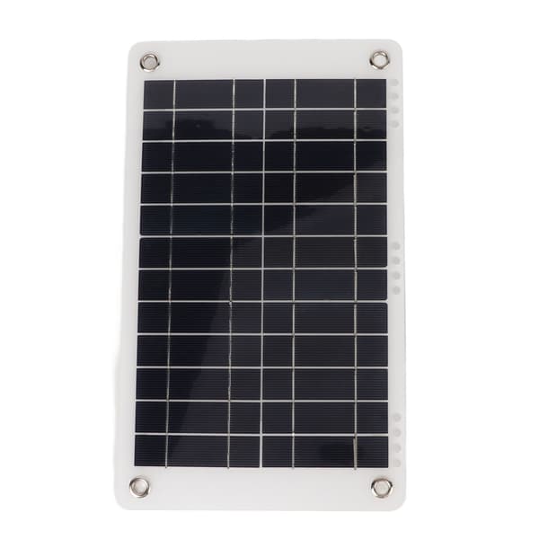 Solpanel 12V 8,5W Monokristallint kisel Semiflexibel med klämma Solbatteriladdare för utomhusbruk