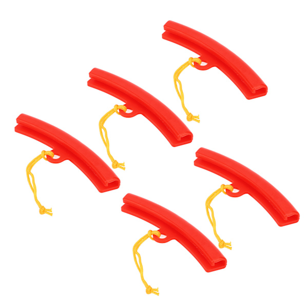 5 st Däckbytes skydd Röd Gummi Däckfälg Skydd Hjulbyte Fälgkant Sparare Verktyg