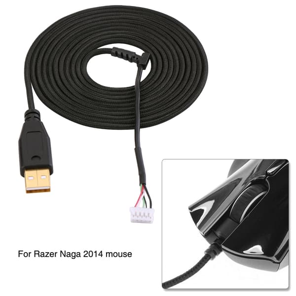 USB Muse Kabel/Ledning/Line Udskiftning til Razer Naga 2014 Line 14