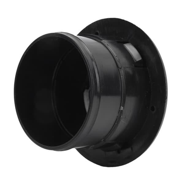 Universal Rund Ventil til Bus RV - 75mm Sort Instrumentbræt Aircondition Deflektor Udgang