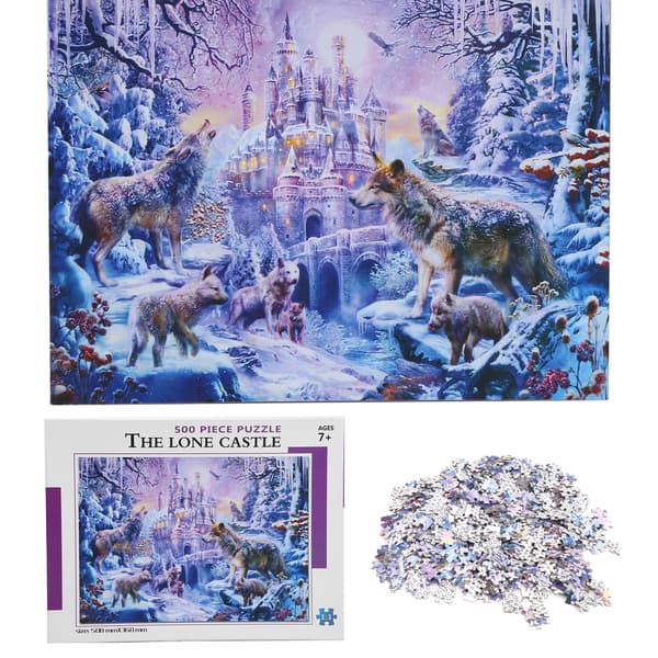 500 st Utsökt Mönster Barnpussel Jigsaw Föräldra-Barn Interaktion Leksaker Gåva (LL5003)
