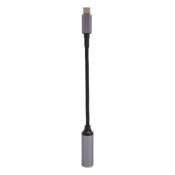 DC til Type C Kabel 5.5x2.5mm 100W 17.3cm Langt Hun Input Nylon Type C til DC5525 Kabel til Tablet Telefon PC