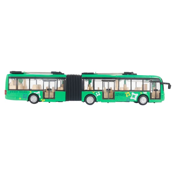 1:48 CS0133 Elektronisk stadsbuss Lätt bil Pedagogisk leksak för barn Trafikmodell (Grön)