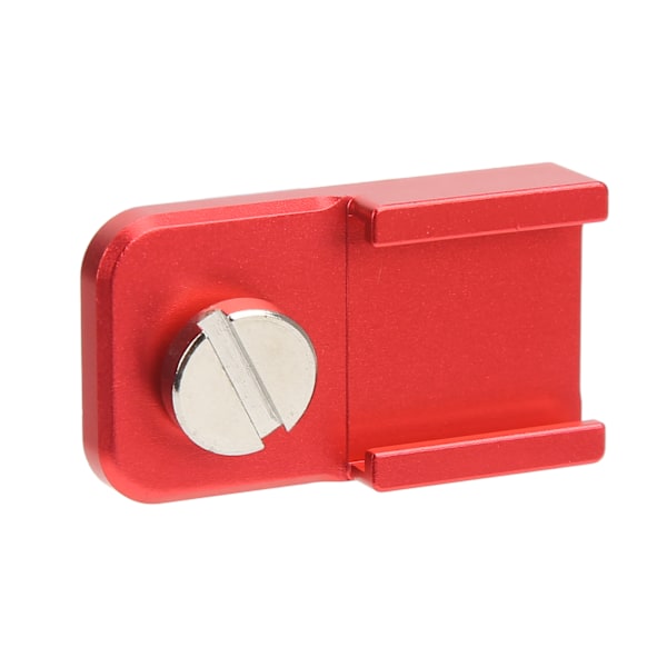 Kamera Cold Shoe Mount Aluminiumlegering Cold Shoe Mount Adapter med 1/4in Skrue til Mikrofoner Fyldlys