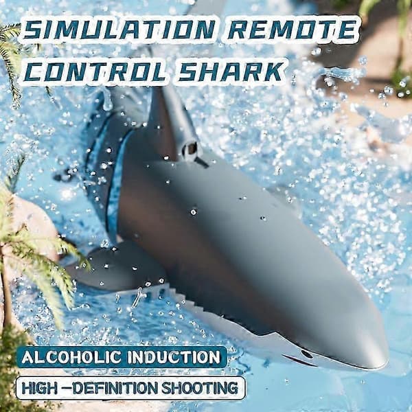 Typ A 4DRC S6ionic Fjärrkontroll Haj Spray Vattenleksak med Kamera Elektrisk Megalodon RC Leksak, 2