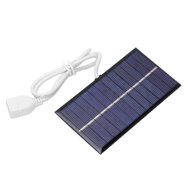 1W 6V Solcellepanel Bærbar DIY Solcellepanel Solcelle til mobiltelefon hjemmebelysning