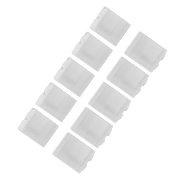 10st Klar Plast Fuktsäker Batterihållare Förvaringsbox Fodral Behållare för Gopro 3 4 5 6