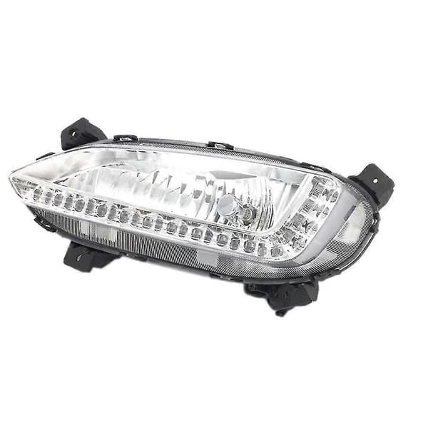 【03】Left LED DRL Fog Light for Hyundai Santa Fe IX45 2013-2017 Automatic Driving Light Daytime Running Light Bumper Lamp as shown