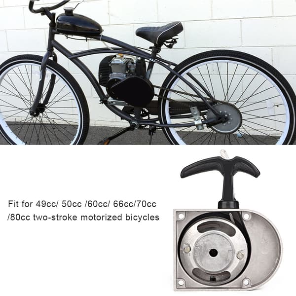 Startmotorstartkit i legering Passar 49cc 50cc 60cc 66cc 70cc 80cc 2-taktsmotoriserade cyklar