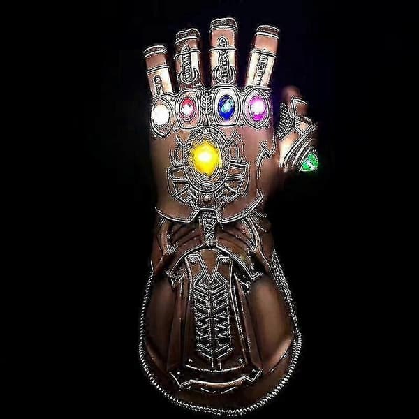 Avengers Infinity War Infinity Gauntlet Led-valo Thanos Led-hanskat Cosplay-rekvisiitta