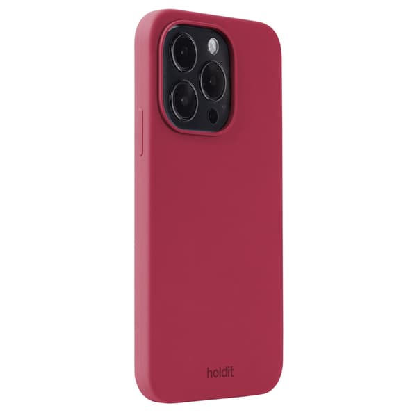 【03】holdit iPhone 14 Pro Mobilcover Silikone Red Velvet 46
