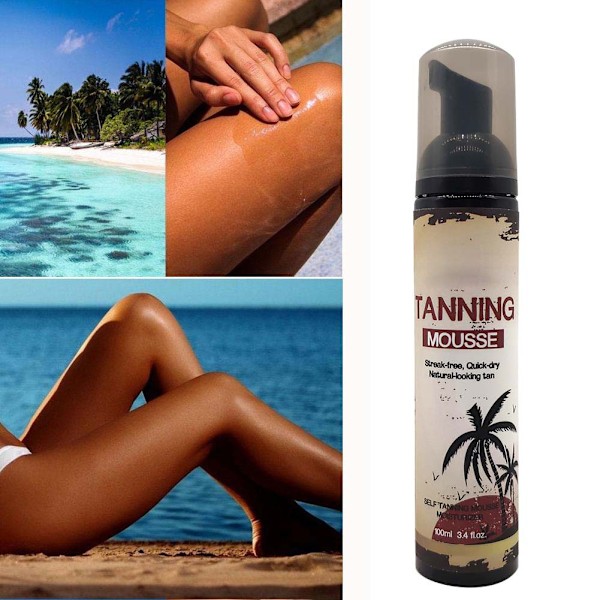 100ml Brun utan sol Långvarig Återfuktande Brun utan sol Lotion Kroppskräm