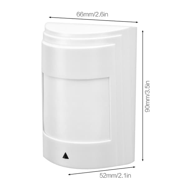 12V Dobbelt PIR Bevægelsessensor Alarmsystem