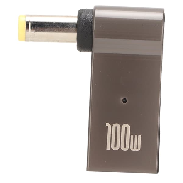 Laptop Laddare Adapter PD USB Typ C Hona till DC Adapter 100w Aluminiumlegering Vinkel Notebook Strömadapter 5.5x2.5mm