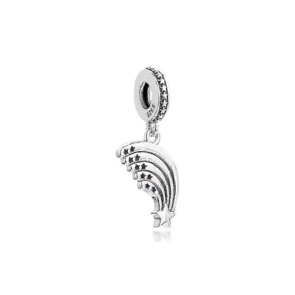 armbånd farverige regnbue dingle ch 925 sterlingsølv smykker |ch