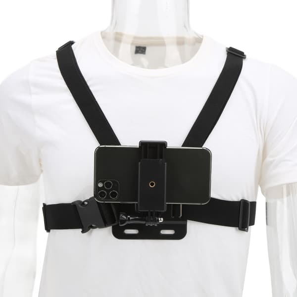 Utomhus Live Mobiltelefon Bröstrem Bröstfäste Sele Chesty Rem för DJI Osmo Action