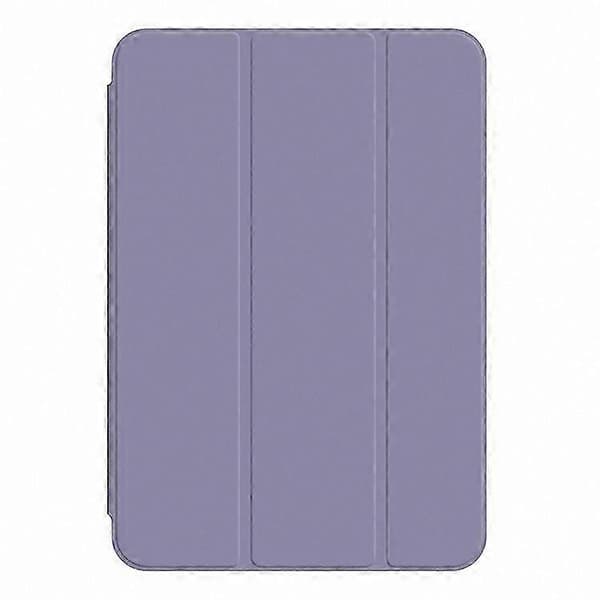 Magnetisk tredobbelt foldbart PU-lædercover til Mini 2024, stødsikkert stativ med sikker fastgørelse Purple
