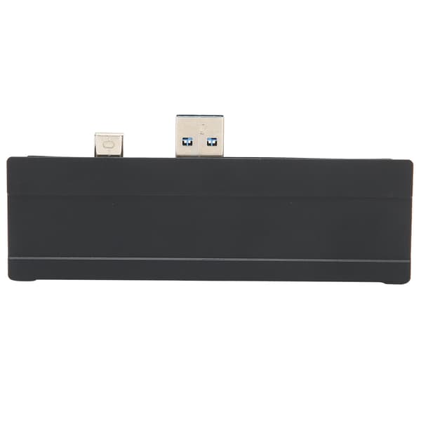 For Surface Dock 5 i 1 5 Gbps Hukommelseskortlæser 4K Opløsning Aluminiumskabinet Hot Swap USB3.0 Hub til Win10 til Win XP Sort