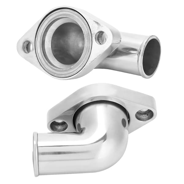 Poleret Metal 90° Drejelig Vandstuds Passer til SB BB Chevy 327 350 454 396