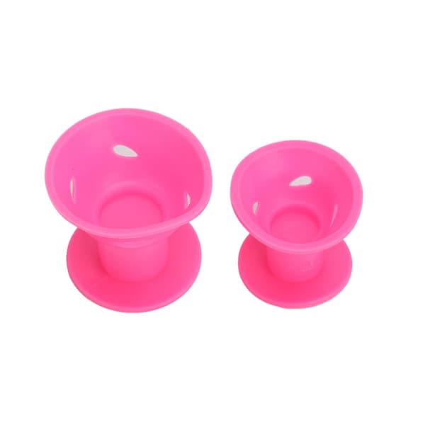 DIY Vågiga Lockar Hårrullar Stylingverktyg (30 st, Rosa)