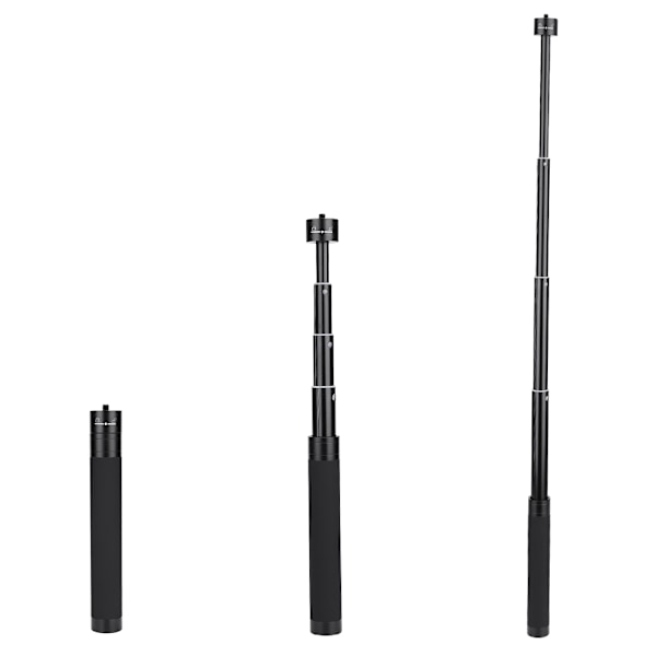 Gimbal Selfie Stick Förlängningsstång av Aluminiumlegering 1/4' Skruvförlängare för DJI Zhiyun