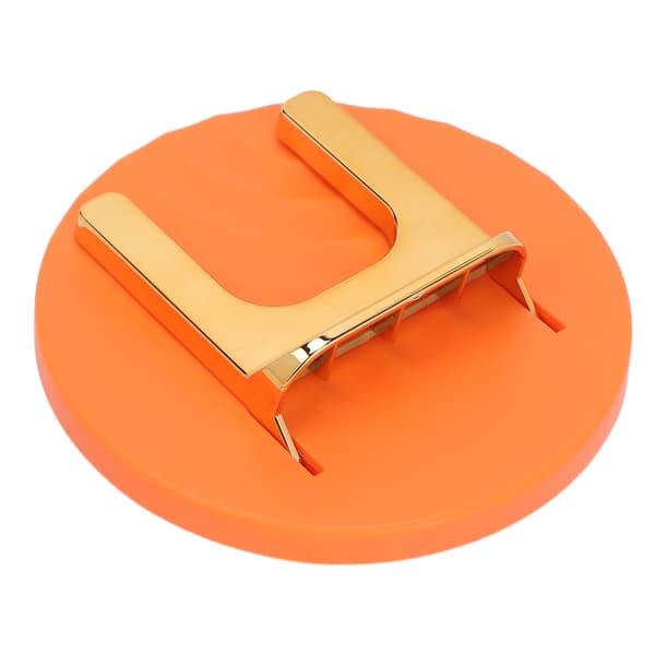 Hårtørrerholder Stand Vægmonteret Selvklæbende Foldbar Hårtørrer Rack Organizer til Badeværelse Orange