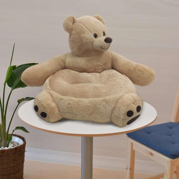 【03】Udstoppede dyr sofa kompatibel med børn smiling-bear