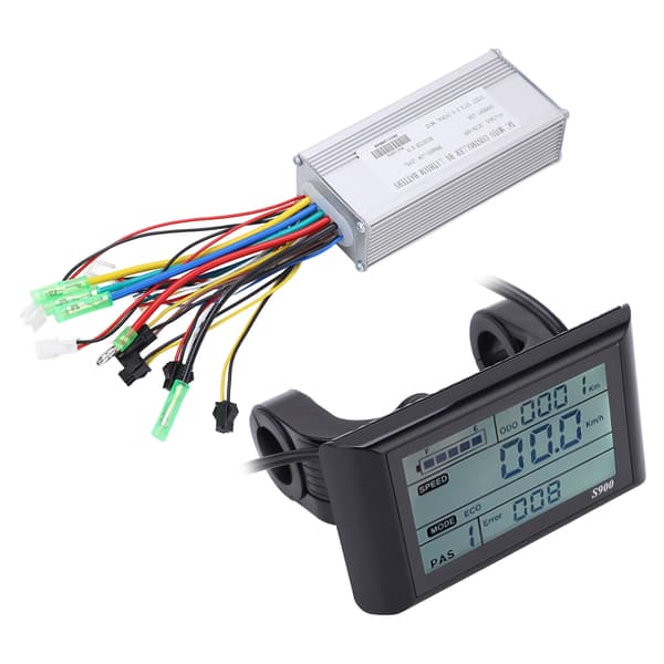 36/48V 500/750W Elektrisk Cykel Scooter Børsteløs Controller Kit med 9 Mosfet LCDS900 Meter