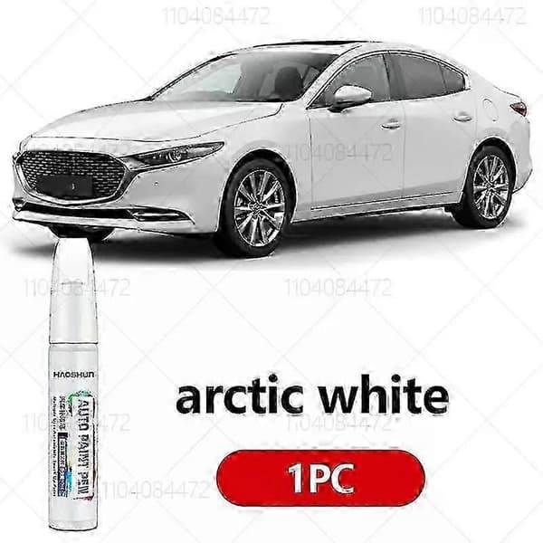 Mazda 3 2003-2025 Lakreparationspen Sæt - Udbedring af ridser - Sort Hvid