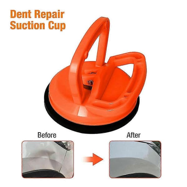 Bilbucklor Reparationsverktyg Mini Avdragare Bilkaross Panel Buckla Sugkopp 4st orange
