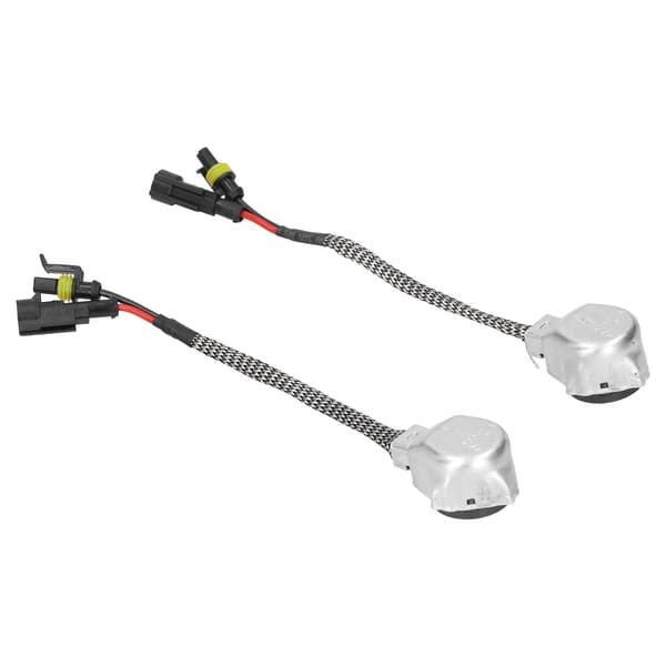 2 stk. Lampeholder Adapter Kabel Stik Konverter til Xenon HID Pære D2S/D4S Ballaster