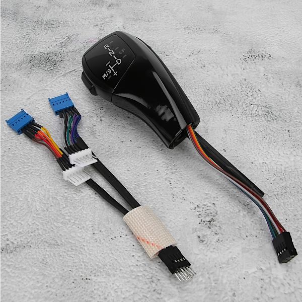 Til F30 Style LHD Automatisk LED Gear Shift Knob Retrofit Kit Til BMW E90 E92 E84 E89 Jet Black