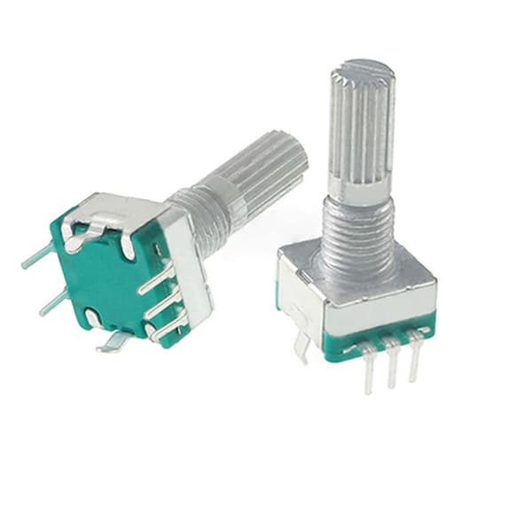 EC11 Roterende koder sidejustering med 15 mm/20 mm blommehåndtag til præcis instrumentkontrol DIY-projekter Flerfarvet 15mm